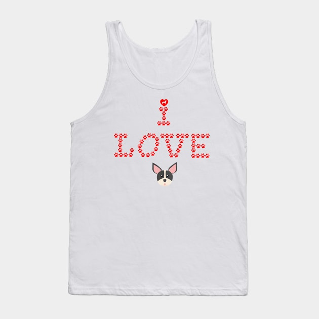 i love dog Tank Top by Pet & Nature Lovers